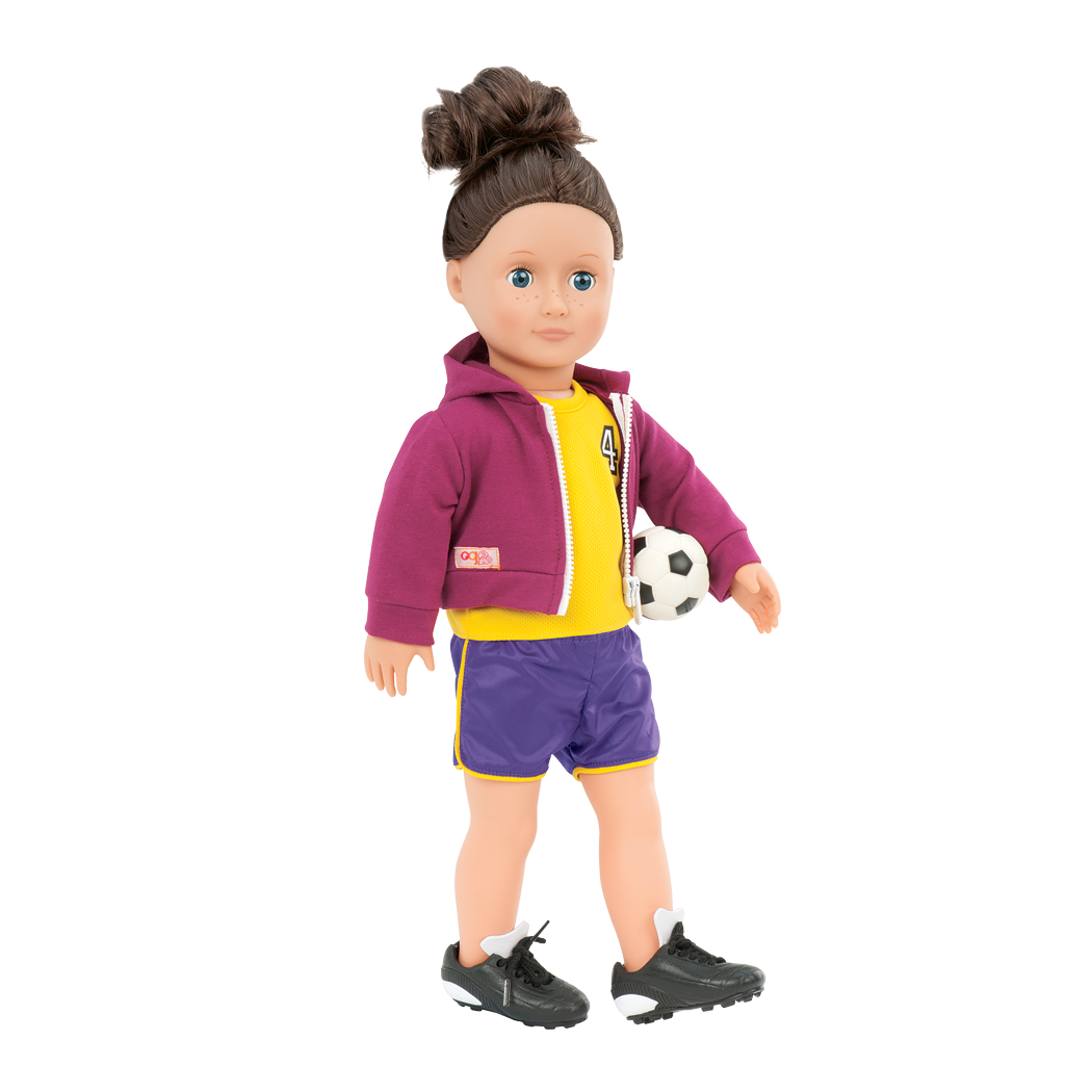 Team Player soccer outfit for 18-inch Dolls