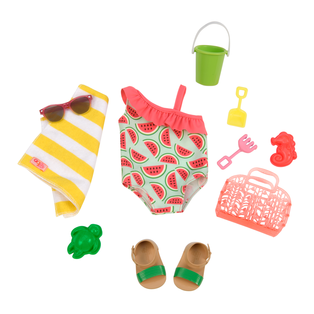 Slice of Fun - Beach Outfit for Dolls - Our Generation