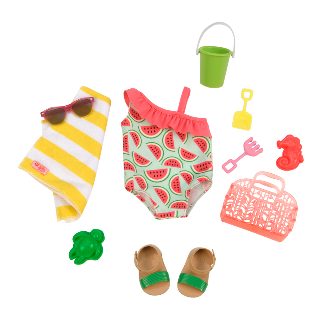 Tubería Gángster viceversa Slice of Fun | 18" Doll Swimsuit Outfit | Our Generation – Our Generation  Europe