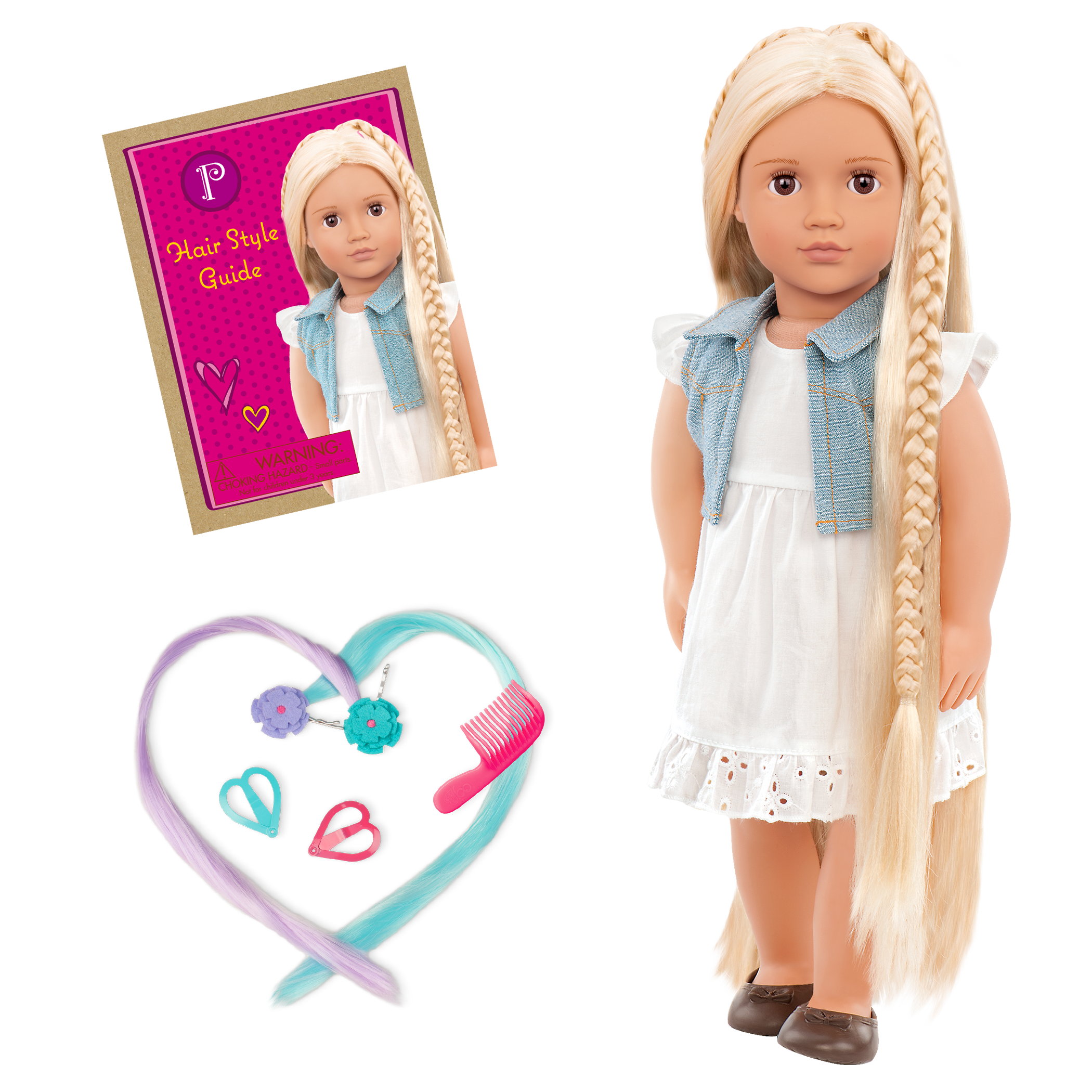 Phoebe - 46cm Hair-Styling Doll - Our Generation