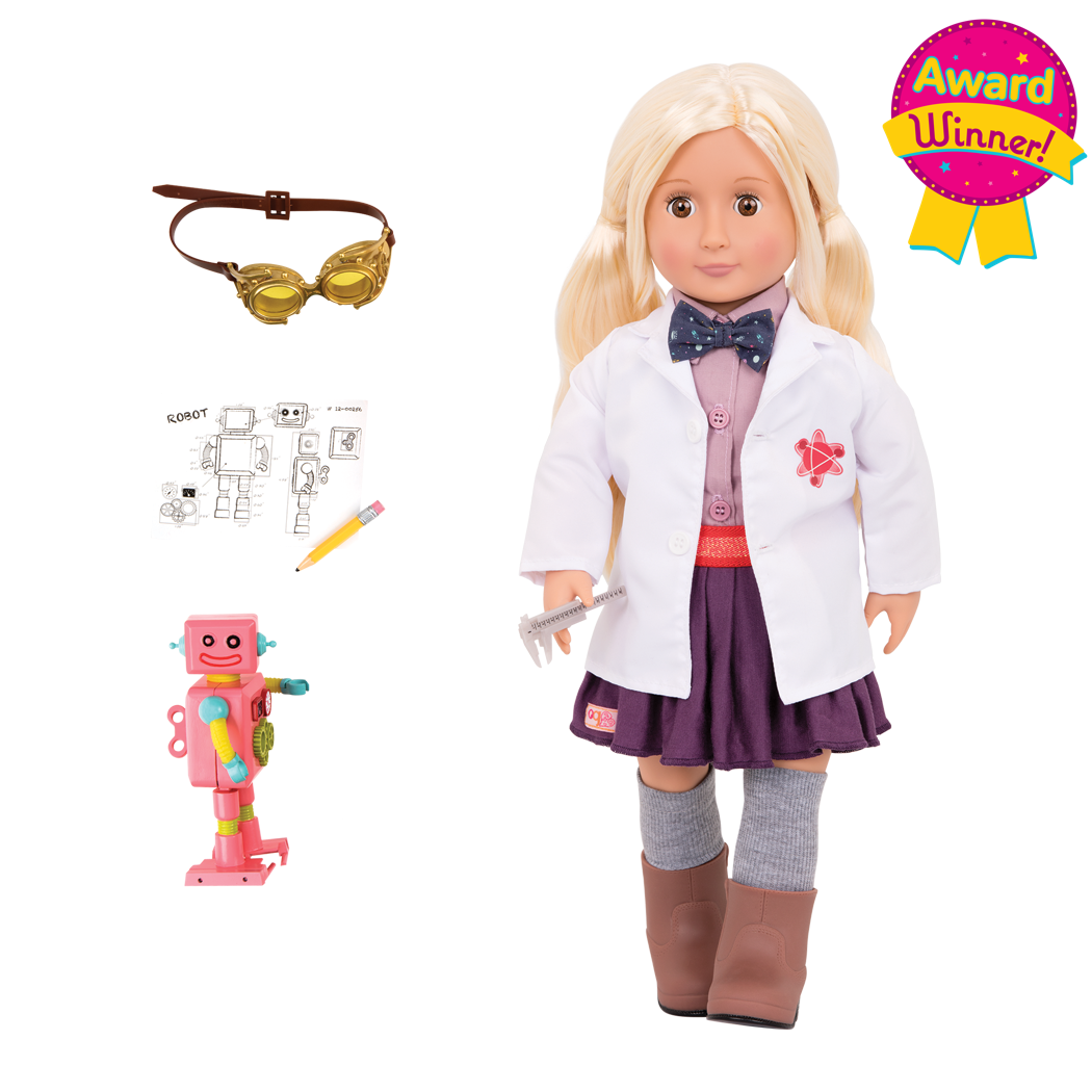 Amelia 18-inch Inventor Doll - Award Winner!