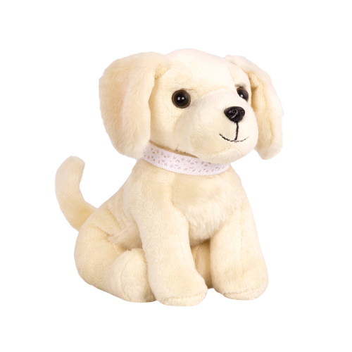 6-inch Posable Golden Retriever Pup for 18-inch Dolls