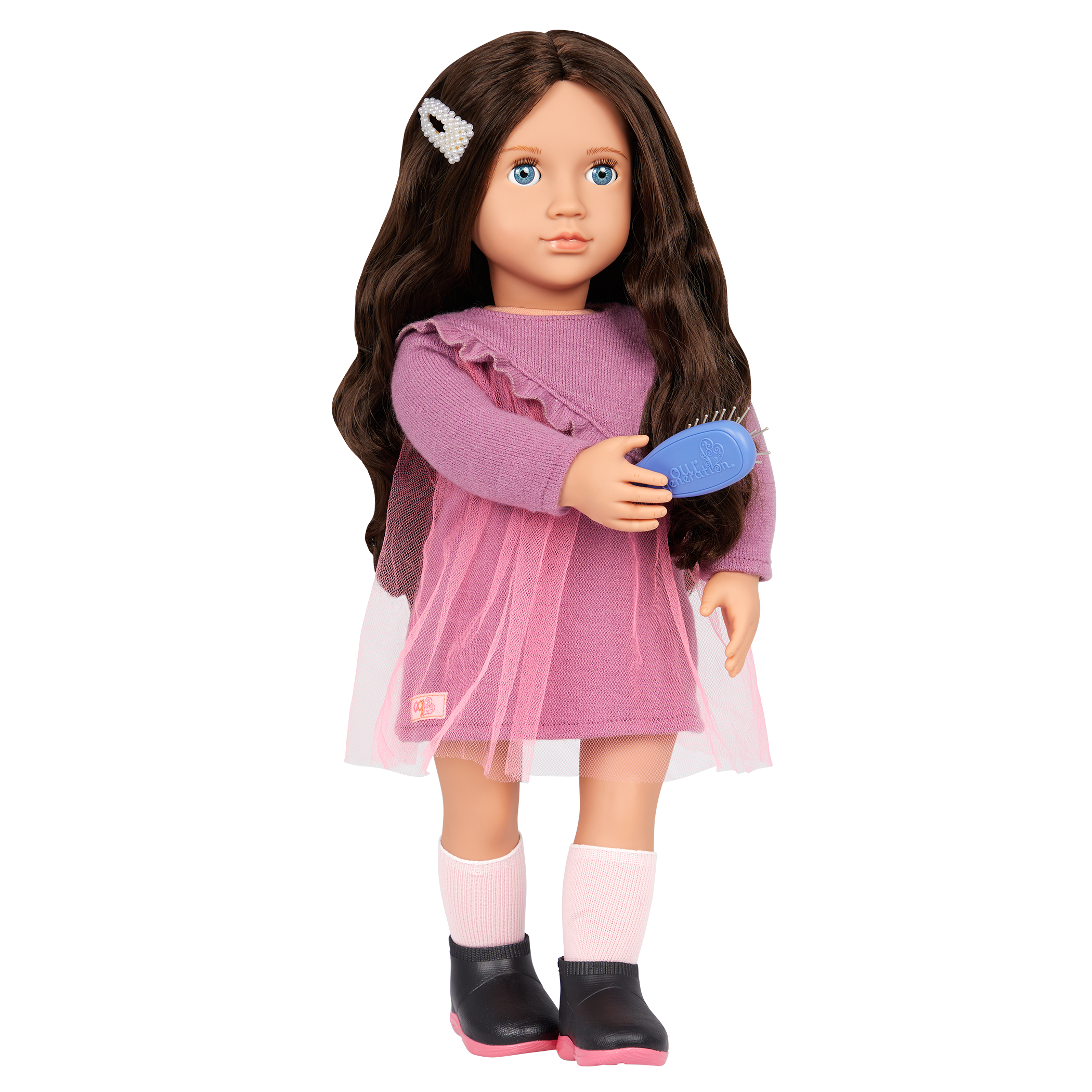 Our Generation Twirls & Pearls Hair Set for 18-inch Dolls