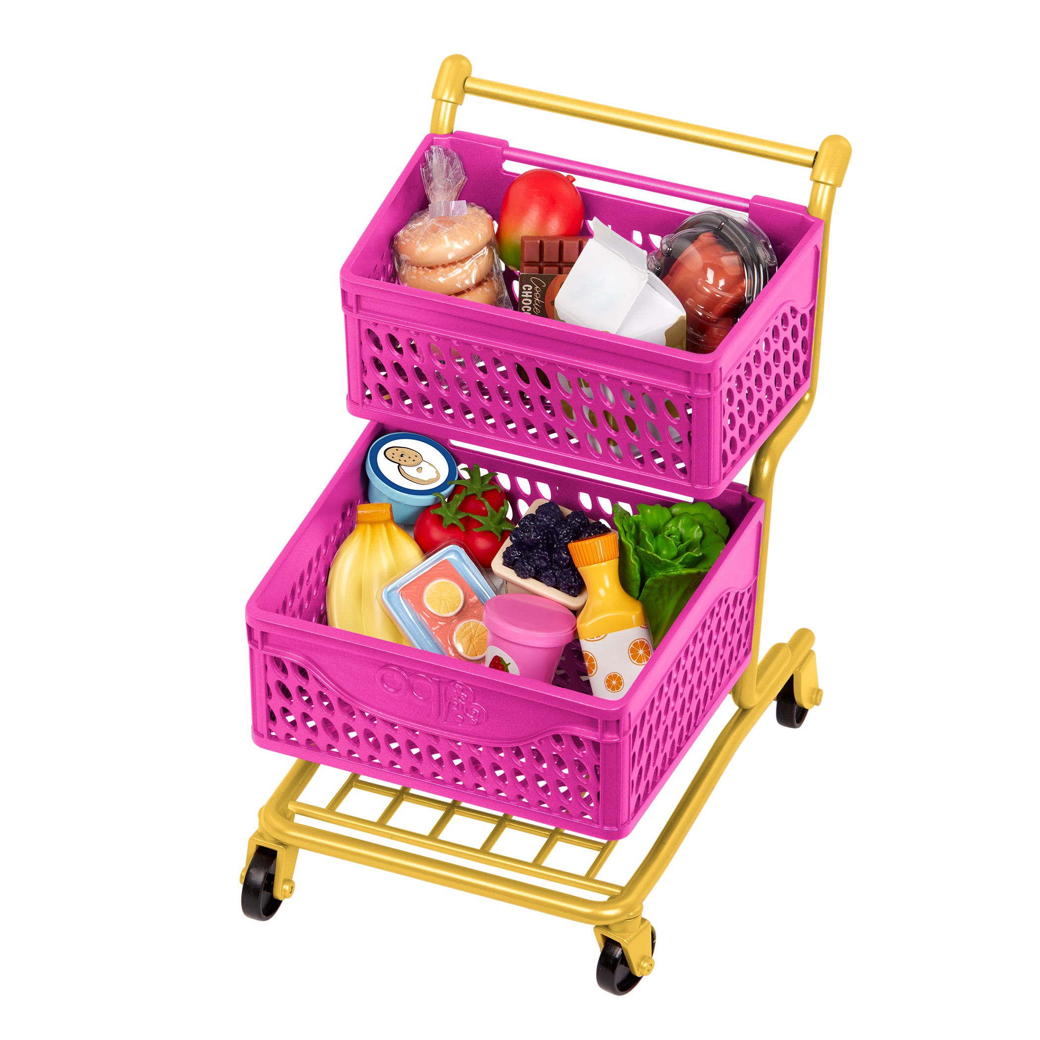 Our Generation Grocery Day Shopping Cart Set for 18-inch Dolls