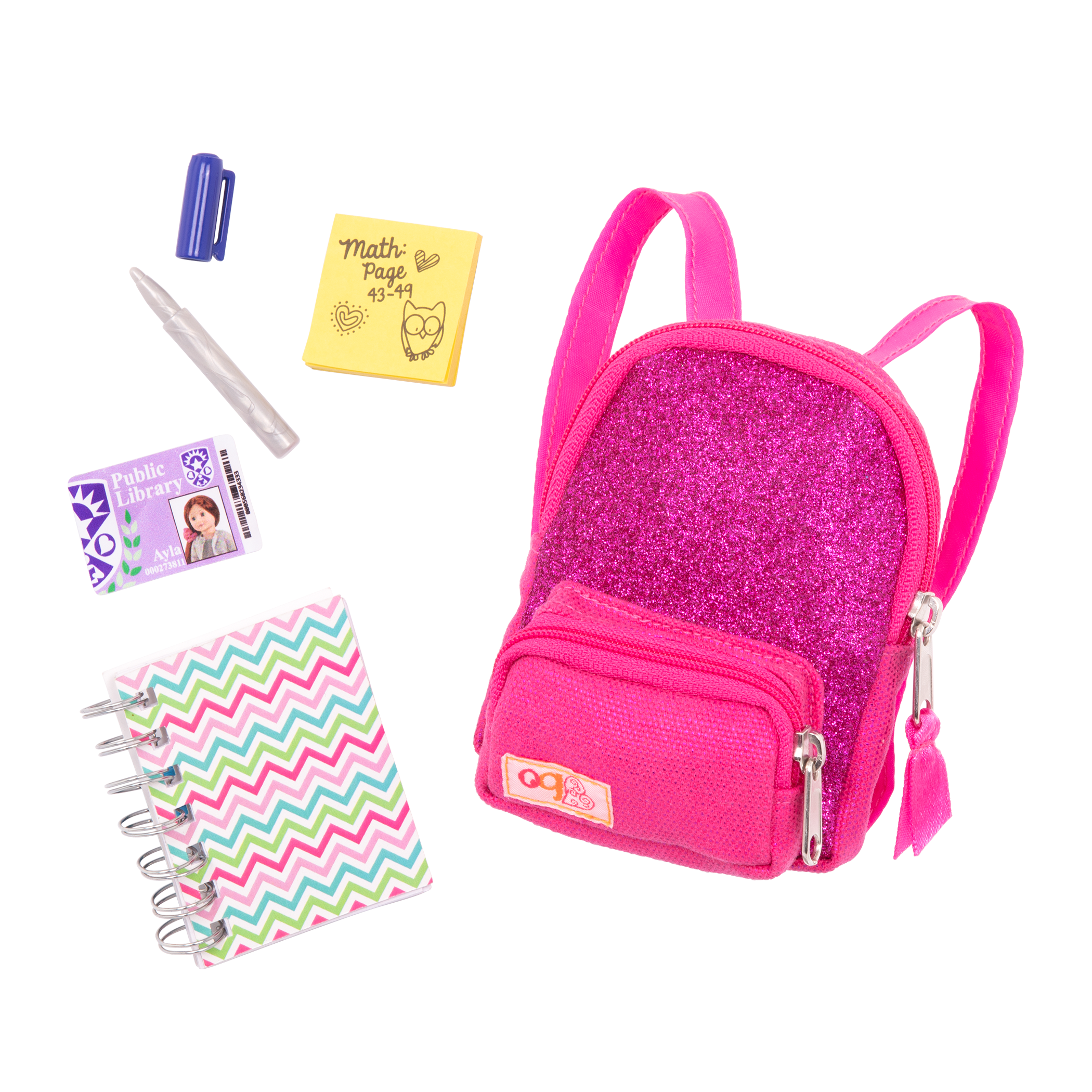 School backpack playset