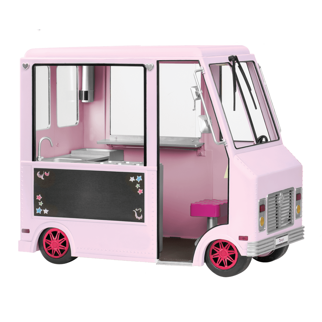 Sweet Stop Ice Cream Truck Pink all components